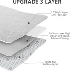 Shag Area Rugs for Bedroom Living Room, 6X9 Ultra Soft White Fluffy Area Rugs - Image 6