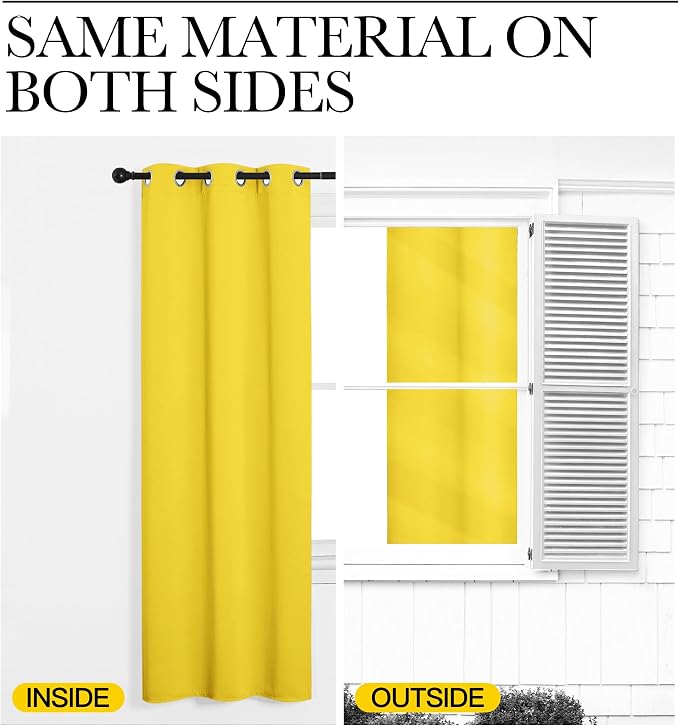 NICETOWN 84 inches Curtains for Office and Theater, Thermal Insulated Solid - Image 6