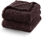 Exclusivo Mezcla Plush Fuzzy Fleece Bed Blanket Twin Size, Super Soft, Fluffy - Image 5