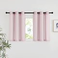 NICETOWN Blush Pink Linen Curtains by NICETOWN