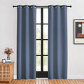 NICETOWN Blackout Curtains for Bedroom, Stone Blue, 34-inch Wide x 80-inch Long by NICETOWN