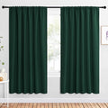 NICETOWN 2 Panels Blackout Curtains, Rod Pocket Window Curtains Room Darkning by NICETOWN