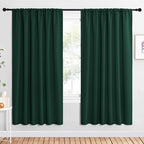 NICETOWN 2 Panels Blackout Curtains, Rod Pocket Window Curtains Room Darkning by NICETOWN