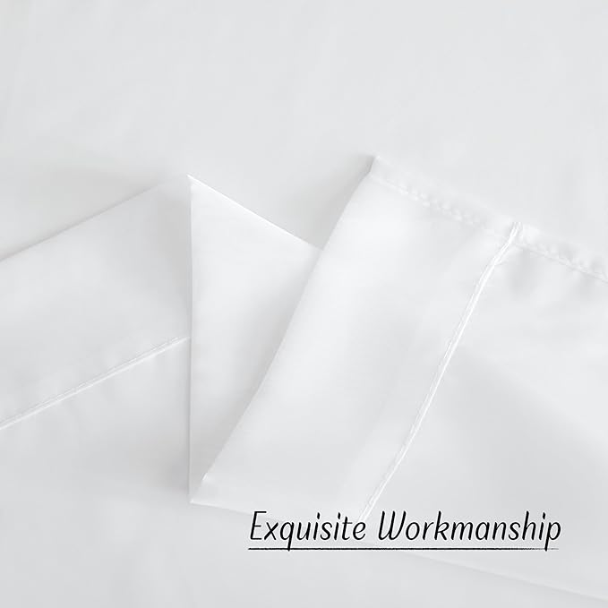NICETOWN White Sheer 30 inch Curtains - Image 6