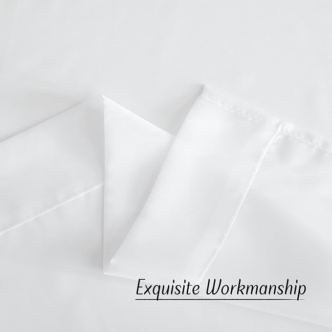 NICETOWN White Sheer Curtains & Drapes 96 inches Long - Image 6