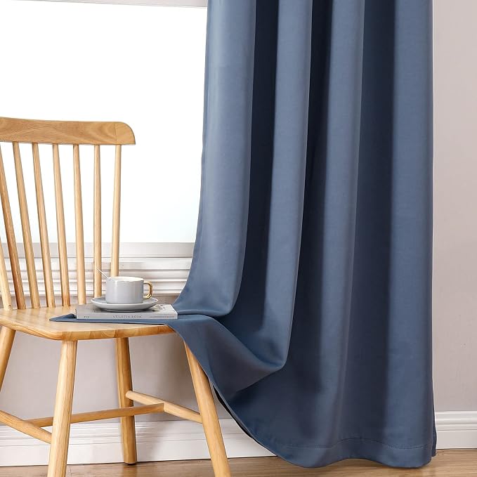 ChrisDowa 100% Blackout Curtains 108 inch Long - Image 7