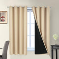 Yakamok Home Decor Thermal Insulated Full Blackout Drapes, 2-Layer Lined 100% by Yakamok