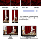 Simplebrand Ava Red Blackout Curtains - Image 9