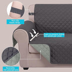 U-NICE HOME 4 Seater Sofa Cover 91 Inch Large Couch Covers - Image 3