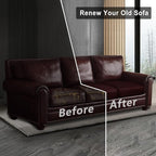 Leather Look Couch Cushion Covers Sofa Seat Slipcovers Sets Couches Furniture - Image 7