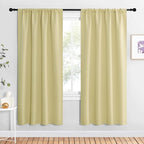 NICETOWN Blackout Curtains for Living Curtains, Paler Yellow, 2 Panels by NICETOWN
