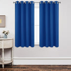 Joydeco Blackout Curtains 63 Inch Length 2 Panels Set, Thermal Insulated Long by JOYDECO