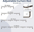 ENJOYBASICS Blackout Curtain rod - Image 5