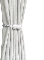 Melaluxe 2 Pack Magnetic Curtain Tiebacks, Decorative Curtain Holdbacks - Image 2