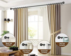 KAMANINA 1 Inch Curtain Rod Telescoping Single Drapery Rod 28 to 48 Inches - Image 4
