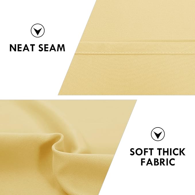 DWCN Blackout Curtains for Bedroom – Rod Pocket Thermal Insulated Noise - Image 6