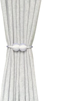 Melaluxe 2 Pack Magnetic Curtain Tiebacks, Decorative Curtain Holdbacks - Image 3