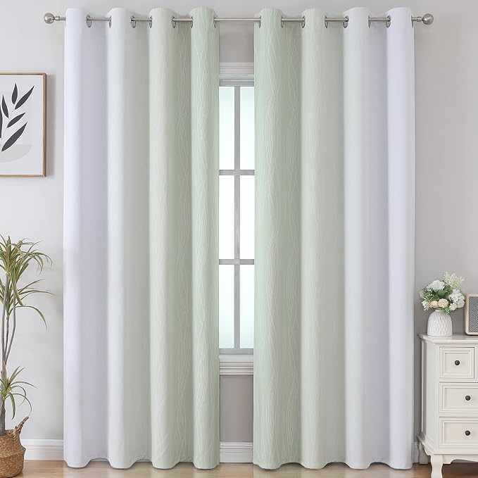 Estelar Textiler Blackout Curtains 102 Inches Long 2 Panels - Image 2