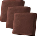 H.VERSAILTEX Velvet Stretch Couch Cushion Cover Plush Cushion Slipcover by HVERSAILTEX