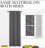 NICETOWN Bedroom Blackout Curtains Panels, 1 Pair, 55 inches by 94 Inch - Image 5