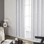 Deconovo Greyish White Curtains, Room Darkening Curtain, Thermal Insulated - Image 4