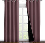 NICETOWN Living Room Completely Shaded Draperies, Privacy Protection & Noise by NICETOWN