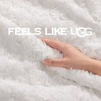 UGG Adalee Faux Fur King Blanket, Double-Sided Fluffy Blanket, Cozy Oversized - Image 5