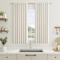 Guken Cream 100% Blackout Curtains 54 Inch Length 2 Panels Set by Guken