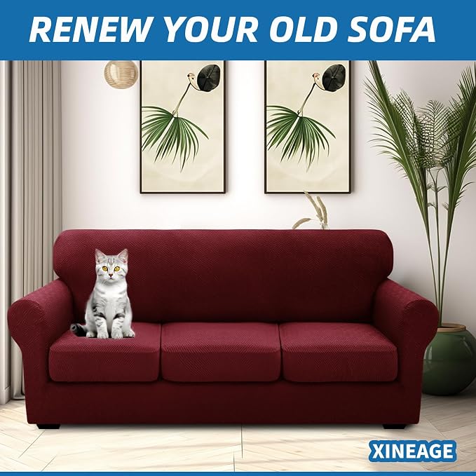 XINEAGE 2026 New 4 Pieces Couch Covers - Image 3