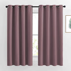 NICETOWN Bedroom Curtains 63 inch Length 2 Panels by NICETOWN