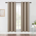 NICETOWN Bedroom Blackout Draperies Panels, 2 Panels, 42 x 72 Inch, Three Pass by NICETOWN