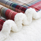 PU MEI Sherpa Fleece Throw Blanket 80" x 90" Reversible Plush Fluffy Large Big - Image 6