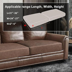 Leather Look Couch Cushion Covers Sofa Seat Slipcovers Sets Couches Furniture - Image 3