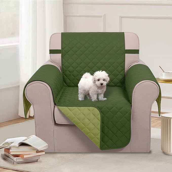 U-NICE HOME Recliner Chair Covers Reversible Chair Cover Pet Covers - Image 2