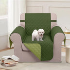 U-NICE HOME Reversible Oversized Chair Covers Quilted Water Repellent Pet - Image 2