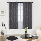 Deconovo Gray Curtains for Living Room, Protect Pravicy Thermal Insulated - Image 2