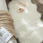 MIULEE Luxury Soft Fluffy Area Rug 3x5 Feet, Faux Fur Sheepskin Rug Decorative - Image 3