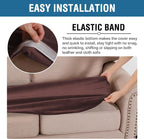 H.VERSAILTEX Velvet Stretch Individual Couch Cushion Cover Plush Slipcover - Image 4