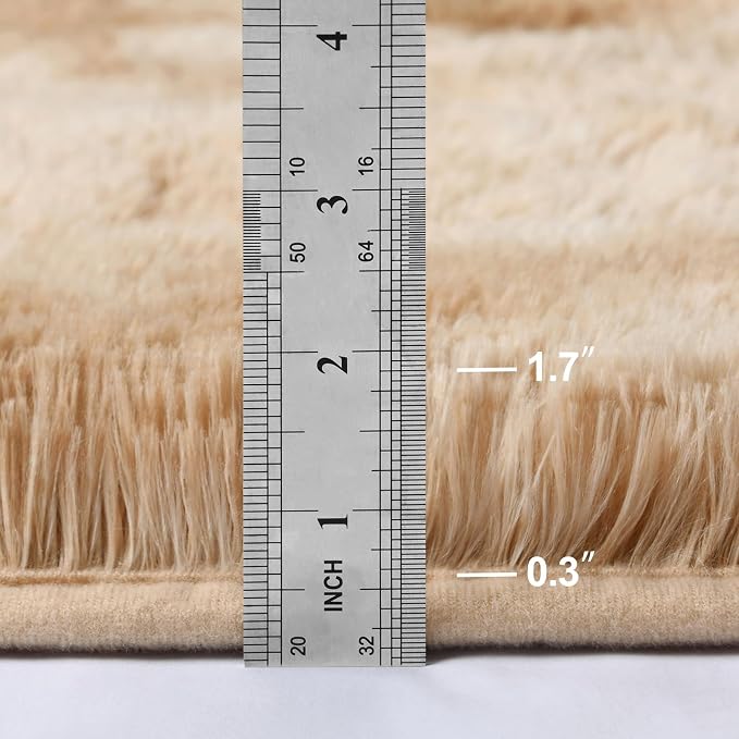 Deerhoo Large Shag Area Rugs 9 x 12, Tie-Dyed Plush Fuzzy Rugs - Image 2