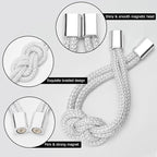 NICEEC 2 Pack Mini Magnetic Curtain Tiebacks Nordic Simple Style Drape Tie - Image 3