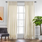 Black Curtain Rods for Windows 48 to 84 or 88 Inches Max, 2 Pack 5/8 Inch - Image 2