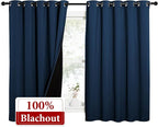 NICETOWN 100% Blackout Curtains - Image 2