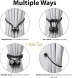 NazTur Magnetic Curtain Tiebacks- Upgrade 2022 - Image 4