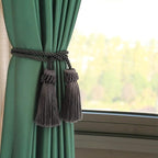 Fenghuangwu Curtain Tiebacks Handmade Decorative Curtain Holdbacks Rope - Image 4