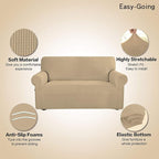 Easy-Going Stretch 4 Seater Sofa Slipcover 1-Piece Sofa Cover Furniture - Image 4