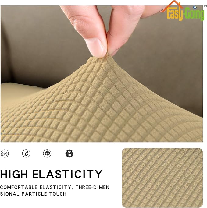 Easy-Going Stretch Loveseat Cushion Cover Sofa Cushion Furniture Protector Sofa - Image 3