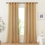 NICETOWN Desert Yellow Curtains by NICETOWN