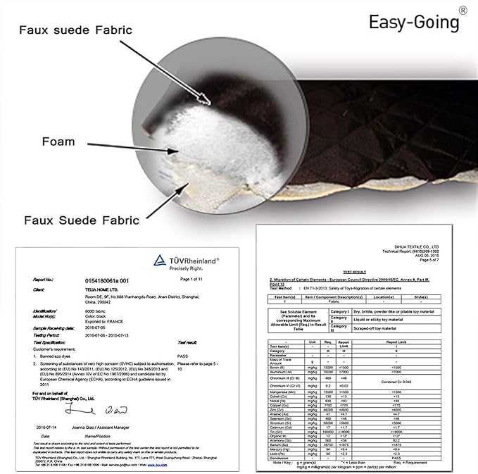 Easy-Going 4 Seater Sofa Slipcover Reversible Sofa Cover Water Resistant Couch - Image 5