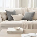 Topfinel Decorative Light Grey Throw Pillow Covers Cushion Cases, Mix and Match - Image 4
