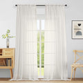 Extra Wide Ivory Sheer Curtains by Home